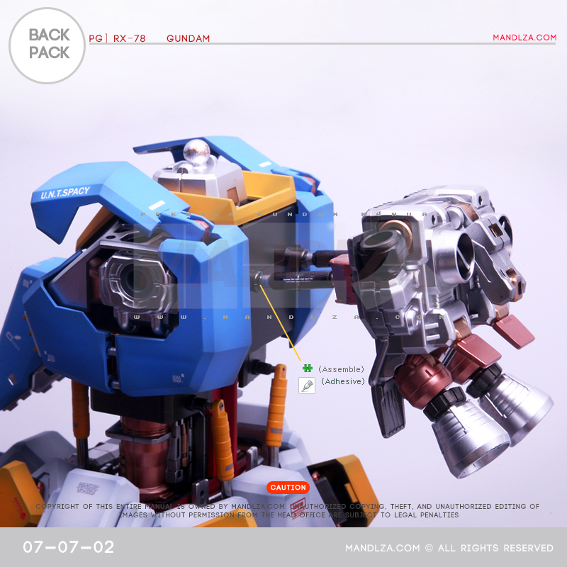 PG] RX78-02 BACK-PACK 07-07