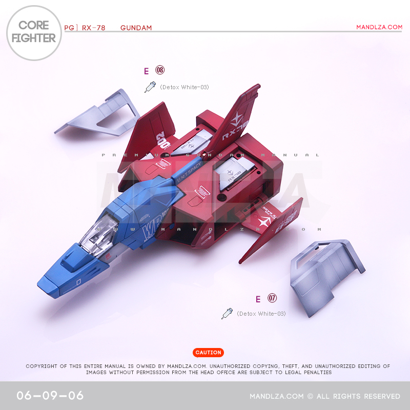 PG] RX78-02 CORE FIGHTER 06-09