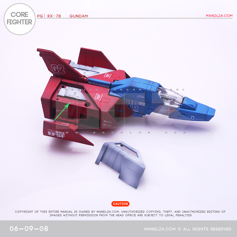 PG] RX78-02 CORE FIGHTER 06-09