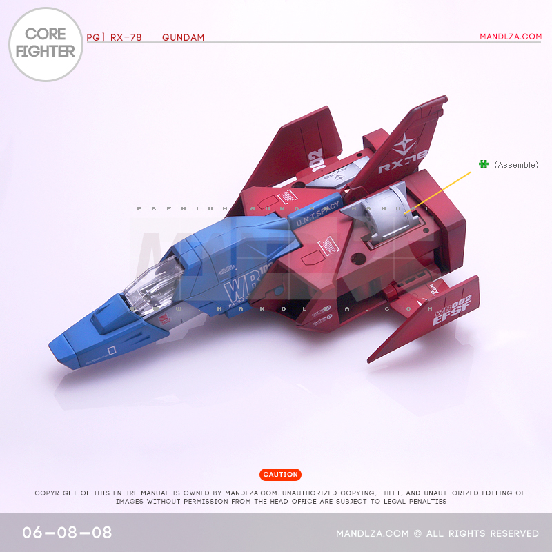 PG] RX78-02 CORE FIGHTER 06-08