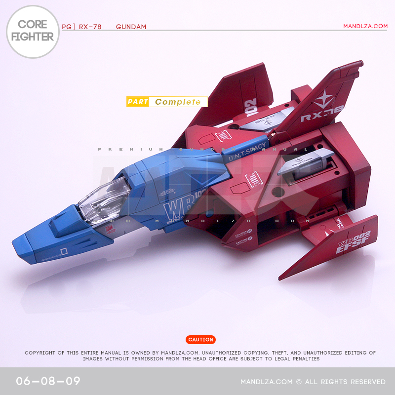 PG] RX78-02 CORE FIGHTER 06-08