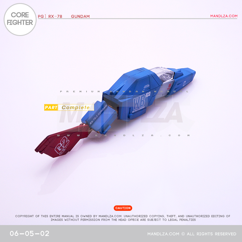 PG] RX78-02 CORE FIGHTER 06-05