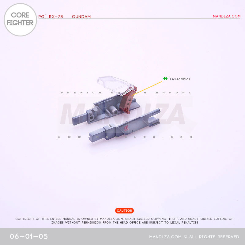 PG] RX78-02 CORE FIGHTER 06-01