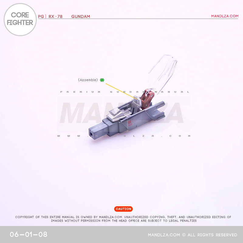 PG] RX78-02 CORE FIGHTER 06-01