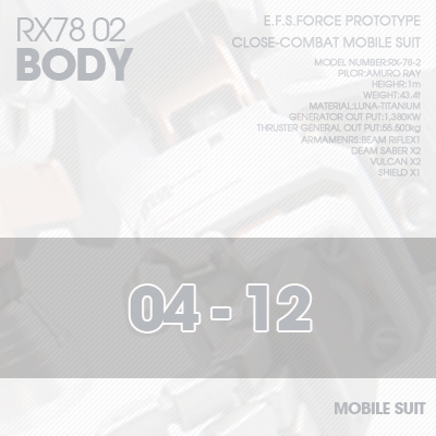 PG] RX78-02 BODY 04-12