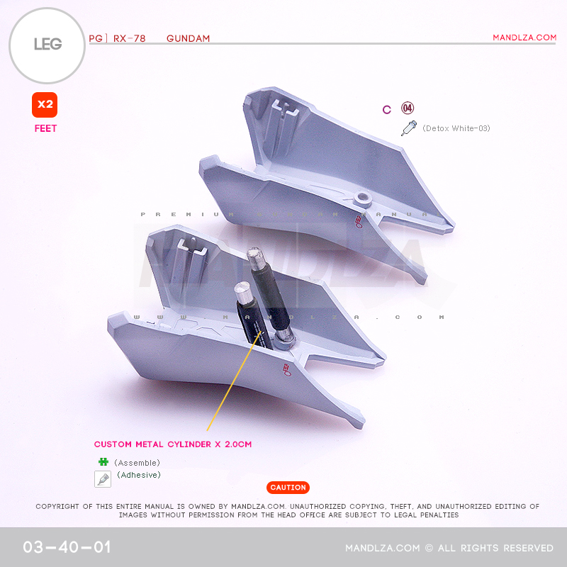 PG] RX78-02 LEG  03-40