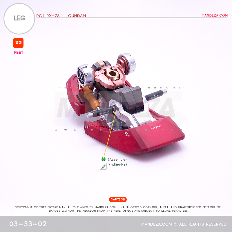 PG] RX78-02 LEG 03-33