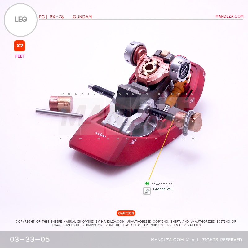 PG] RX78-02 LEG 03-33