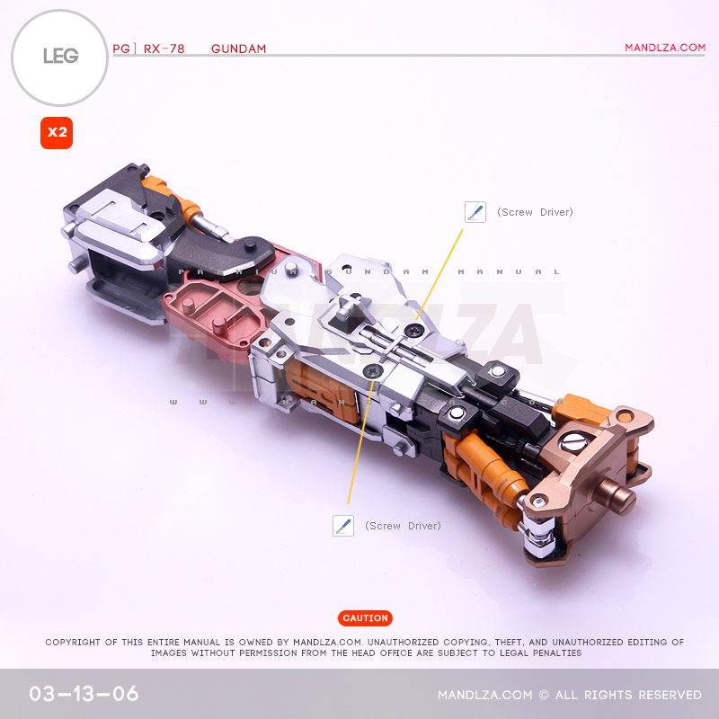 PG] RX78-02 LEG 03-13