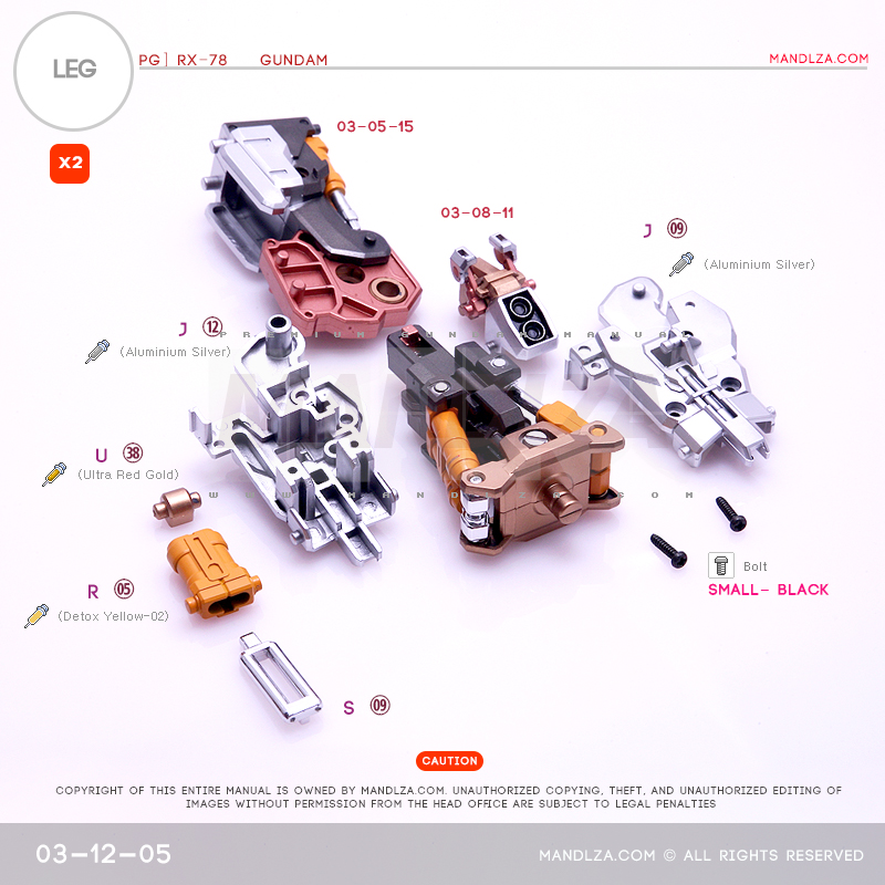 PG] RX78-02 LEG 03-12
