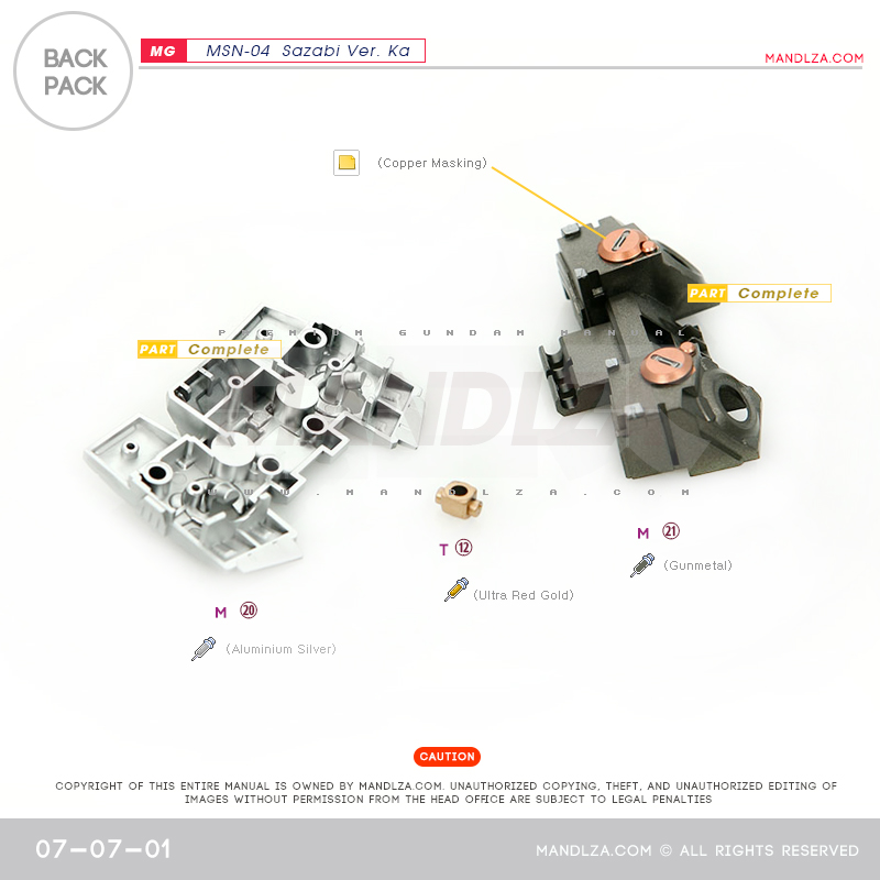 MG] MSN-04 SAZABI Ver.Ka Back-Pack 07-07