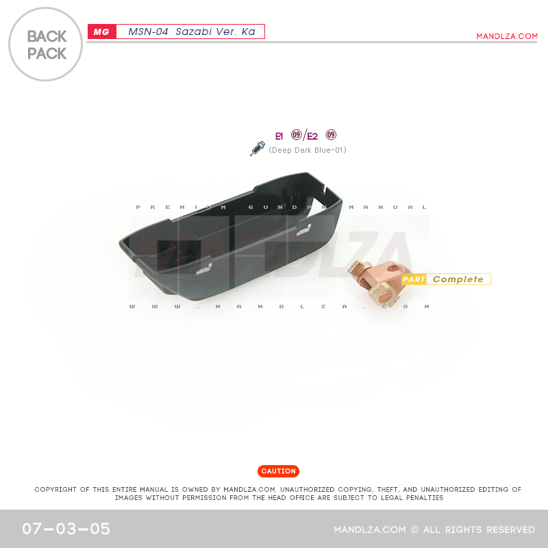 MG] MSN-04 SAZABI Ver.Ka Back-Pack 07-03