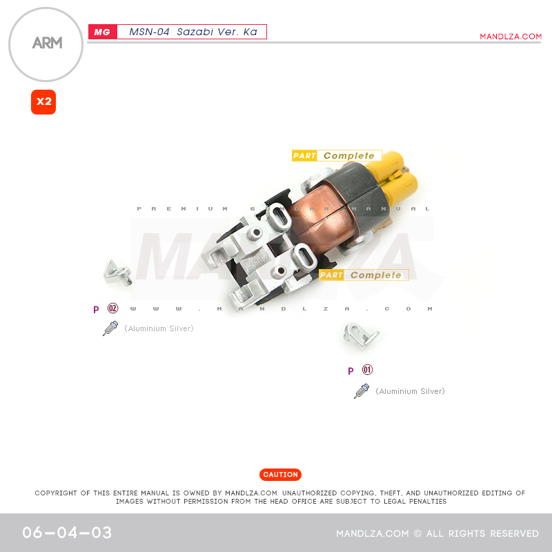 MG] MSN-04 SAZABI Ver.Ka ARM 06-04