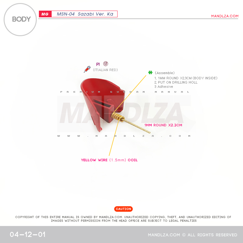 MG] MSN-04 SAZABI Ver.Ka BODY 04-12