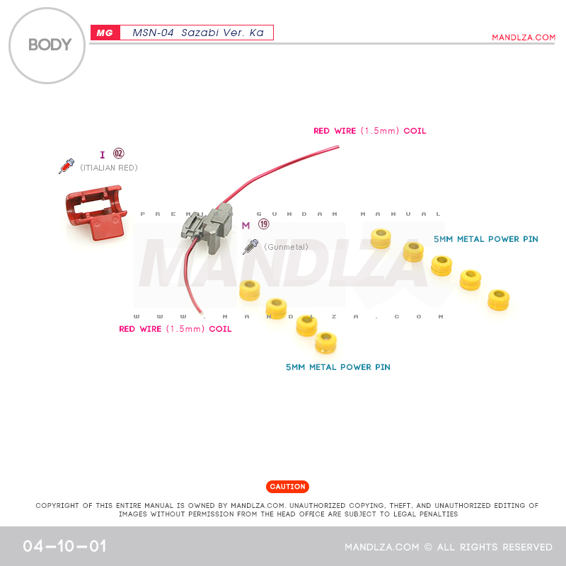 MG] MSN-04 SAZABI Ver.Ka BODY 04-10