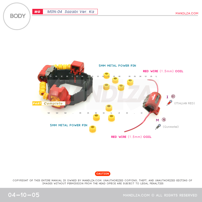 MG] MSN-04 SAZABI Ver.Ka BODY 04-10