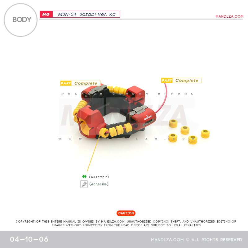 MG] MSN-04 SAZABI Ver.Ka BODY 04-10