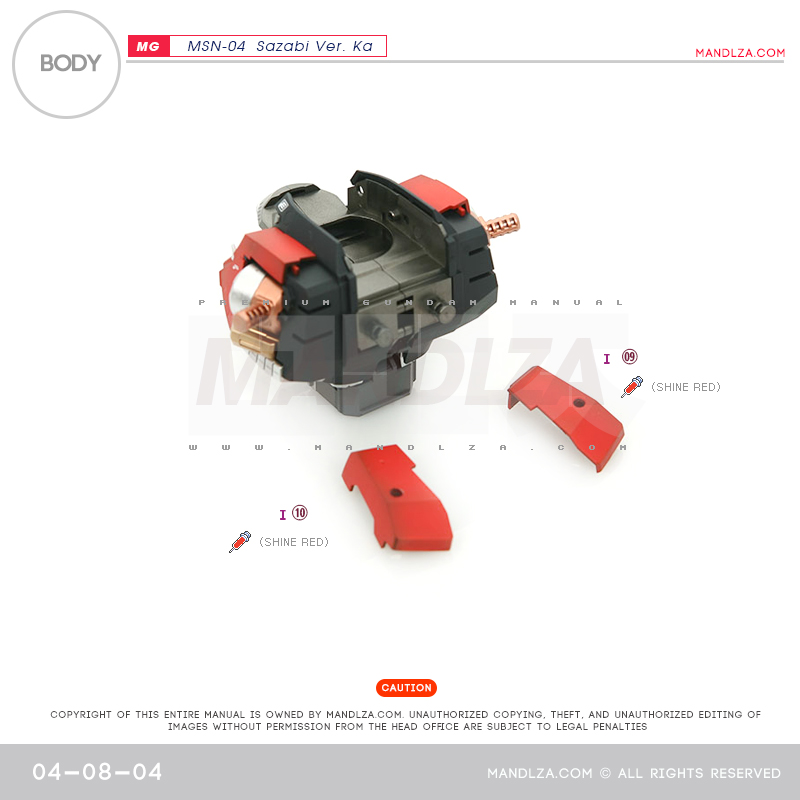MG] MSN-04 SAZABI Ver.Ka BODY 04-08