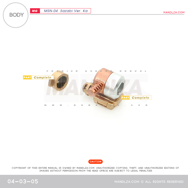 MG] MSN-04 SAZABI Ver.Ka BODY 04-03