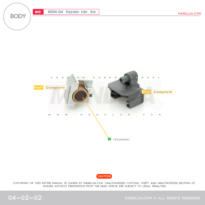 MG] MSN-04 SAZABI Ver.Ka BODY 04-02