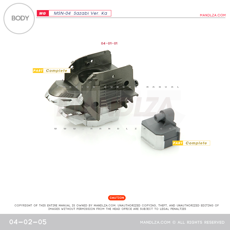 MG] MSN-04 SAZABI Ver.Ka BODY 04-02