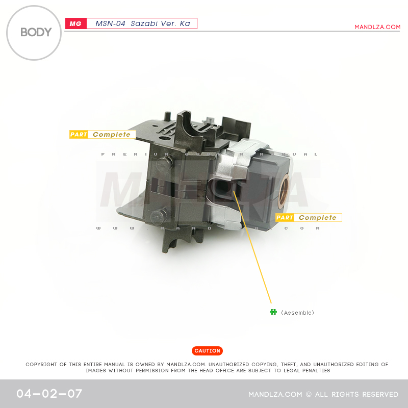 MG] MSN-04 SAZABI Ver.Ka BODY 04-02