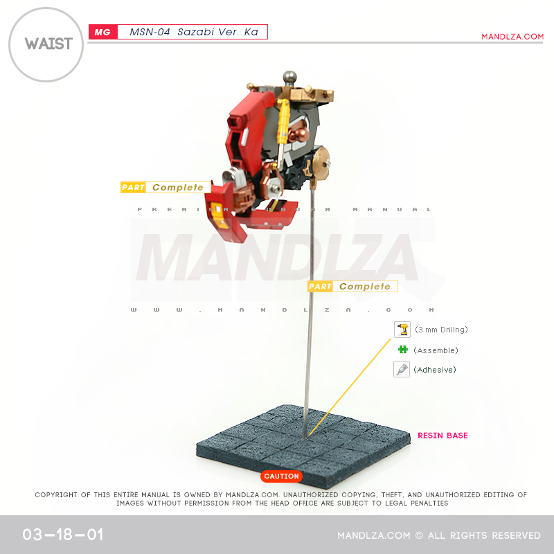 MG] MSN-04 SAZABI Ver.Ka WAIST 03-18