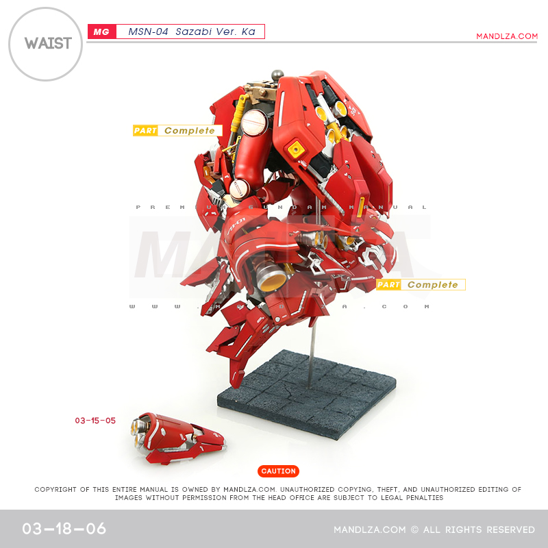 MG] MSN-04 SAZABI Ver.Ka WAIST 03-18