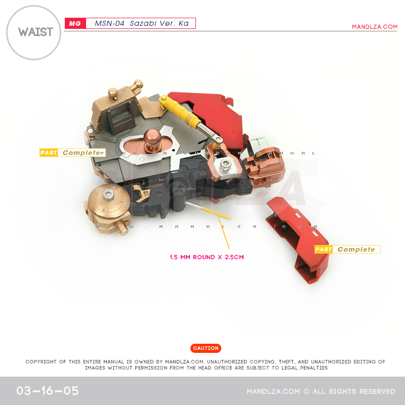 MG] MSN-04 SAZABI Ver.Ka WAIST 03-16