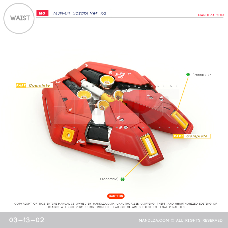 MG] MSN-04 SAZABI Ver.Ka WAIST 03-13