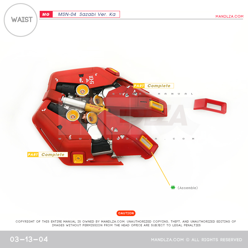 MG] MSN-04 SAZABI Ver.Ka WAIST 03-13