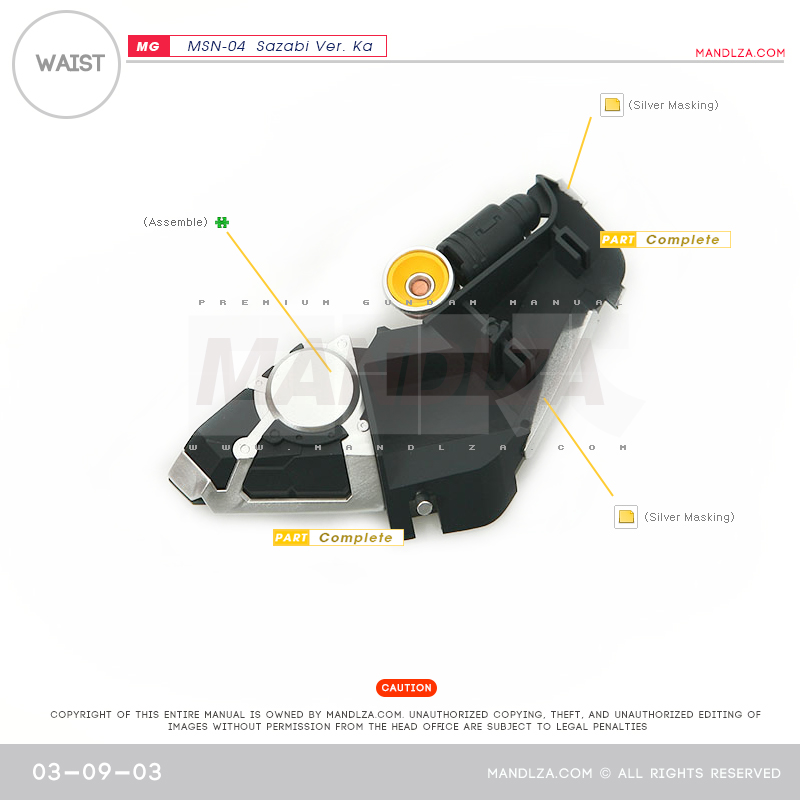 MG] MSN-04 SAZABI Ver.Ka WAIST 03-09