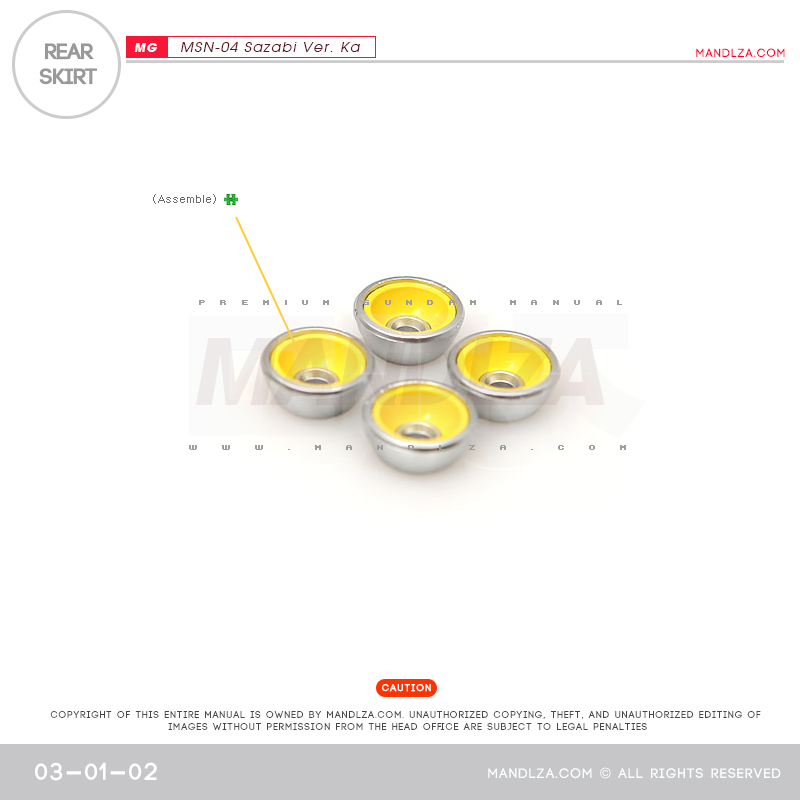 MG] MSN-04 SAZABI Ver.Ka REAR SKIRT 03-01