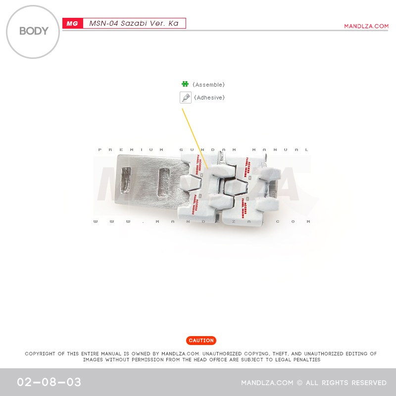 MG] MSN-04 SAZABI Ver.Ka BODY 02-08