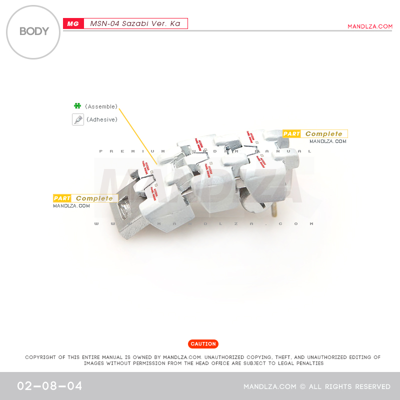 MG] MSN-04 SAZABI Ver.Ka BODY 02-08