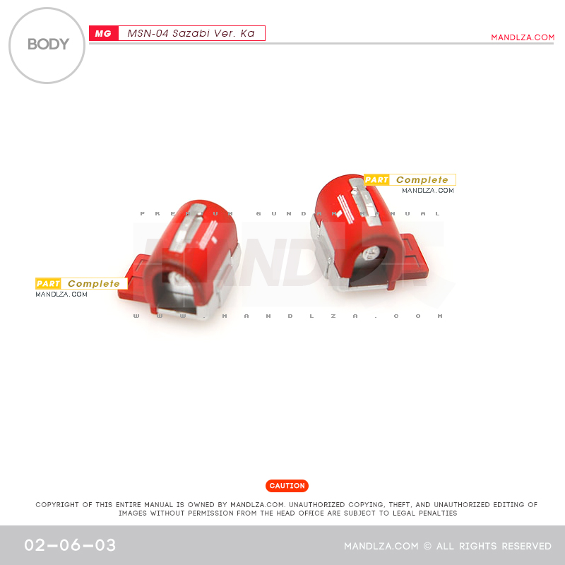MG] MSN-04 SAZABI Ver.Ka BODY 02-06
