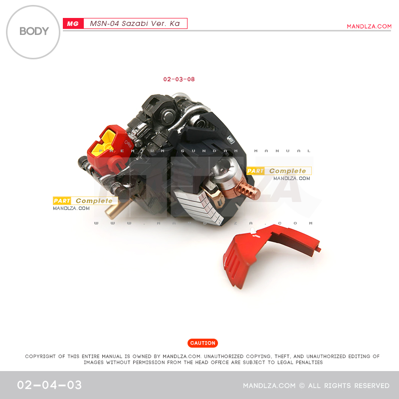 MG] MSN-04 SAZABI Ver.Ka BODY 02-04