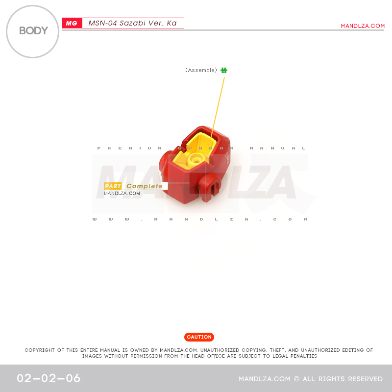 MG] MSN-04 SAZABI Ver.Ka BODY 02-02