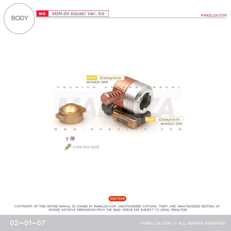 MG] MSN-04 SAZABI Ver.Ka BODY 02-01