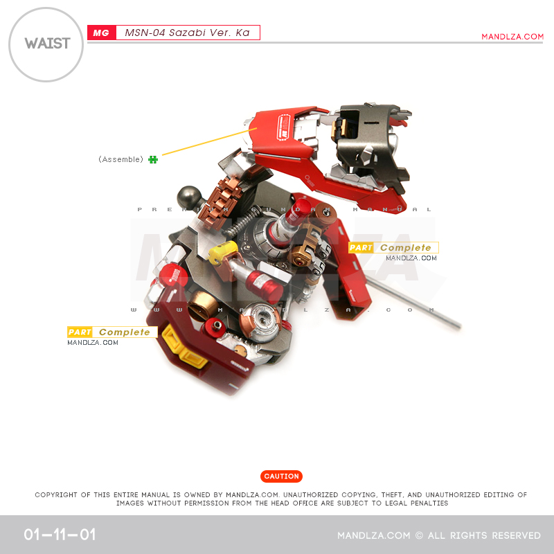 MG] MSN-04 SAZABI Ver.Ka WAIST 01-11