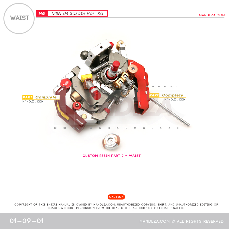 MG] MSN-04 SAZABI Ver.Ka WAIST 01-09