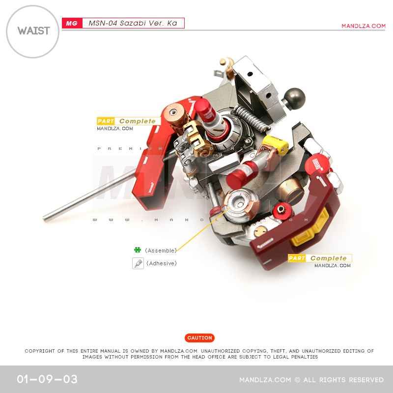 MG] MSN-04 SAZABI Ver.Ka WAIST 01-09
