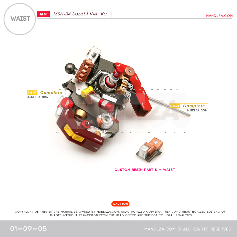 MG] MSN-04 SAZABI Ver.Ka WAIST 01-09