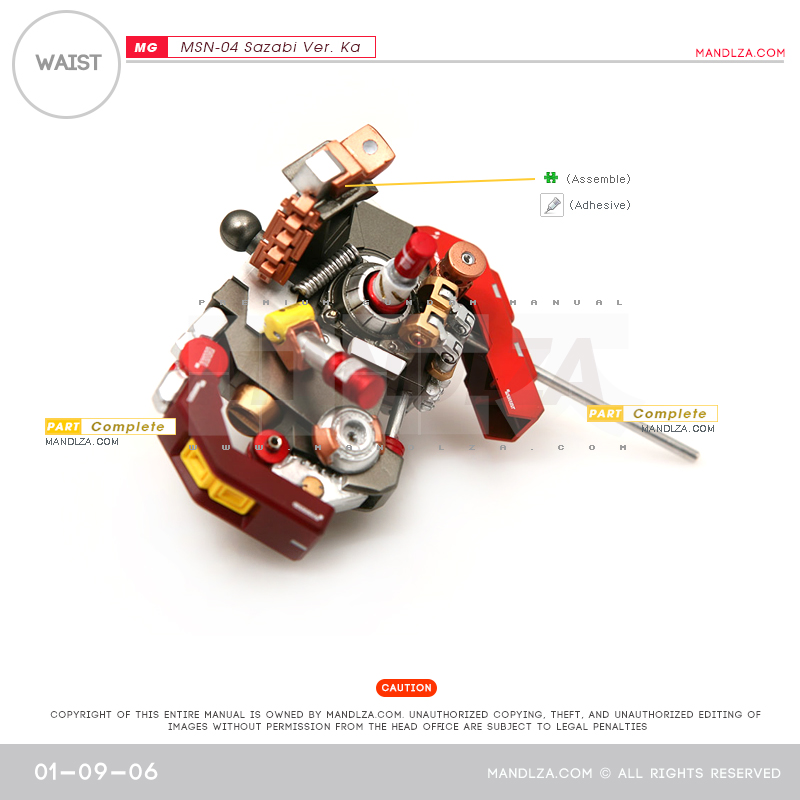 MG] MSN-04 SAZABI Ver.Ka WAIST 01-09