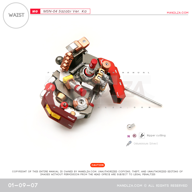MG] MSN-04 SAZABI Ver.Ka WAIST 01-09