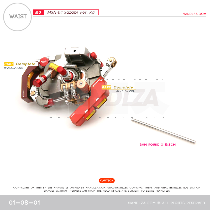 MG] MSN-04 SAZABI Ver.Ka WAIST 01-08