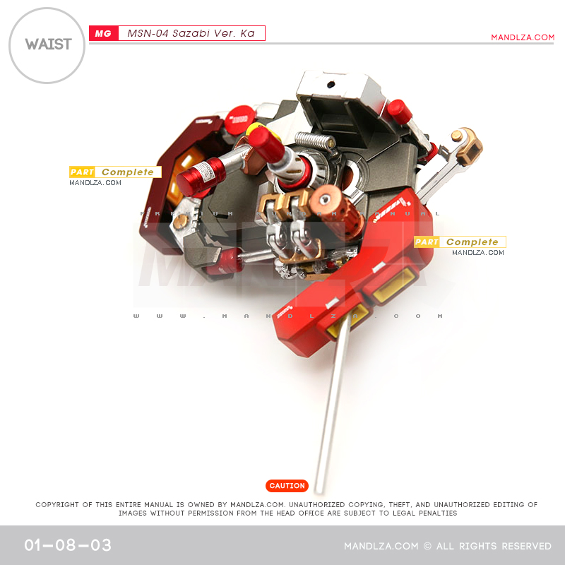 MG] MSN-04 SAZABI Ver.Ka WAIST 01-08