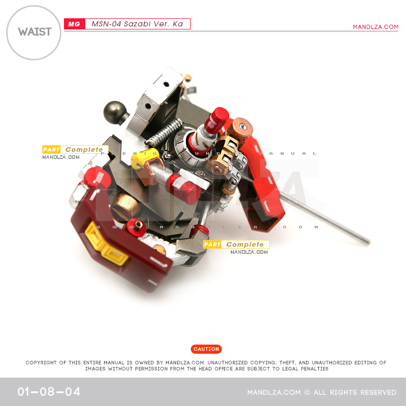 MG] MSN-04 SAZABI Ver.Ka WAIST 01-08