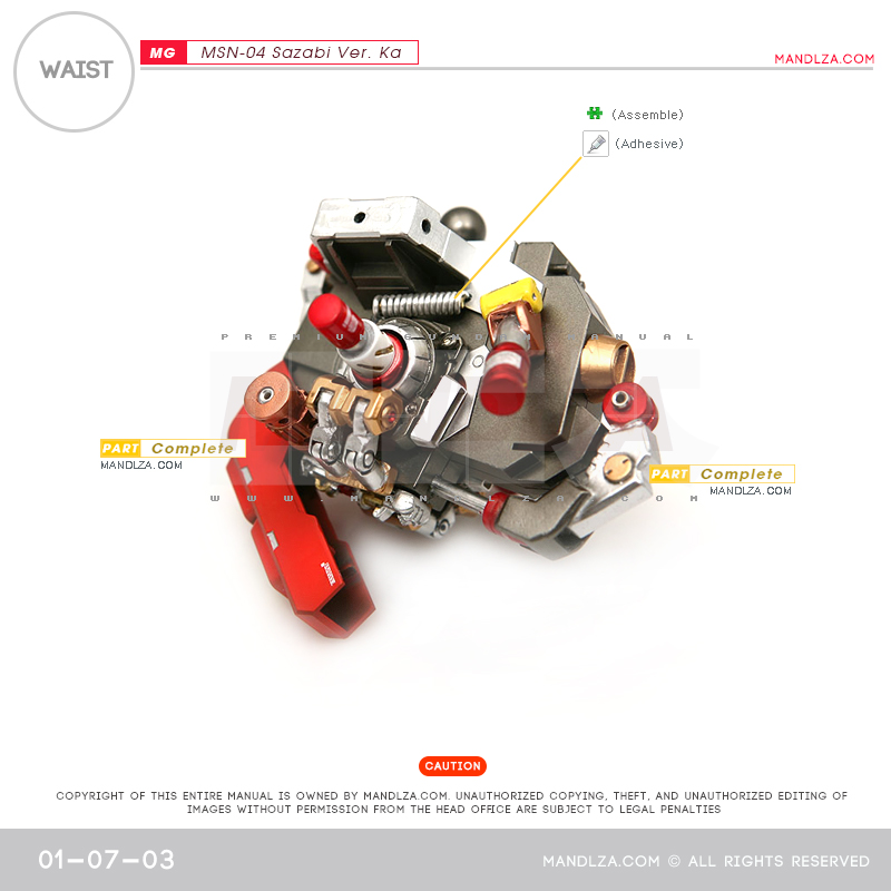 MG] MSN-04 SAZABI Ver.Ka WAIST 01-07