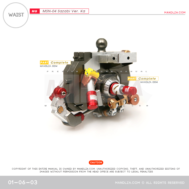 MG] MSN-04 SAZABI Ver.Ka WAIST 01-06